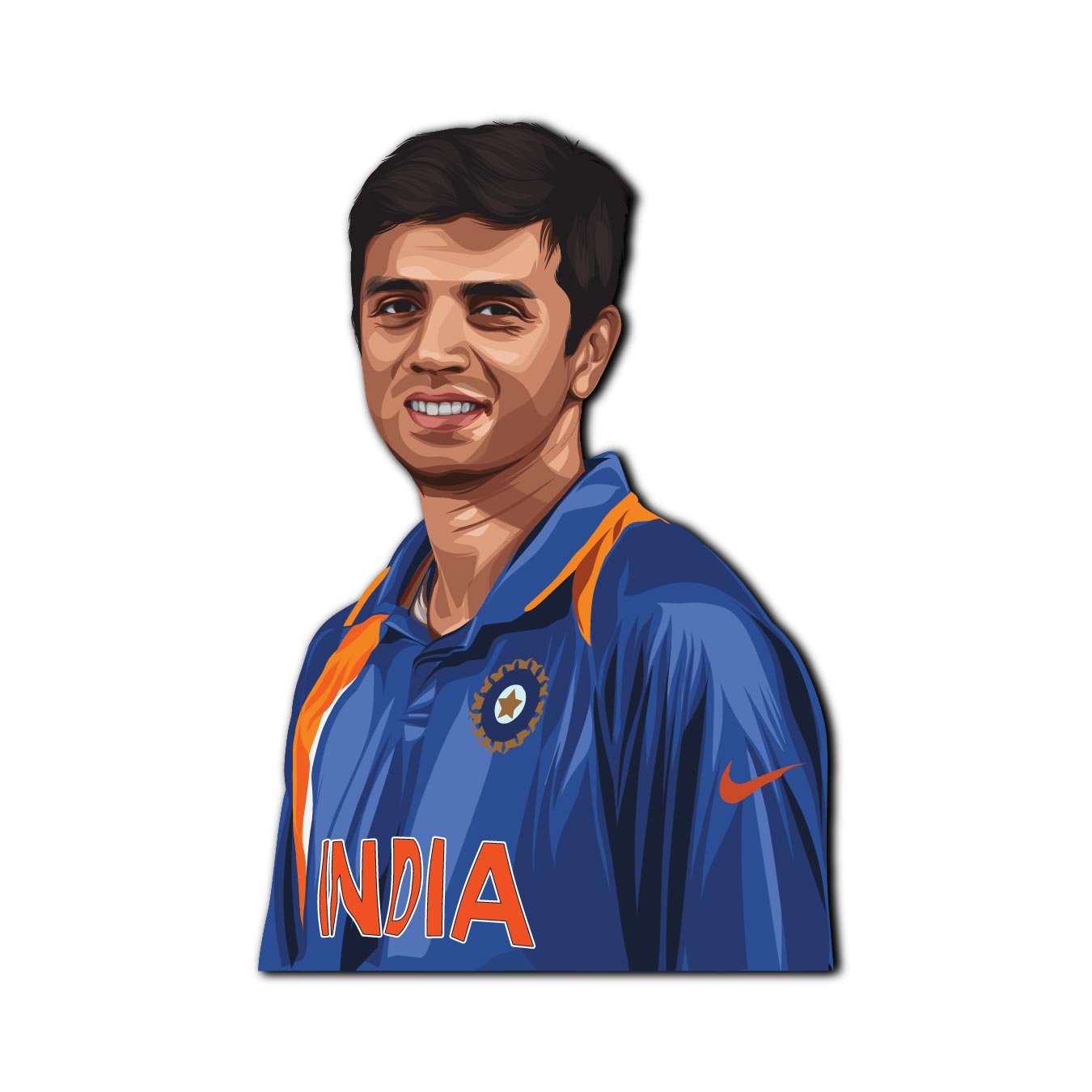 High-quality Rahul Dravid fridge magnet - souvenir gift