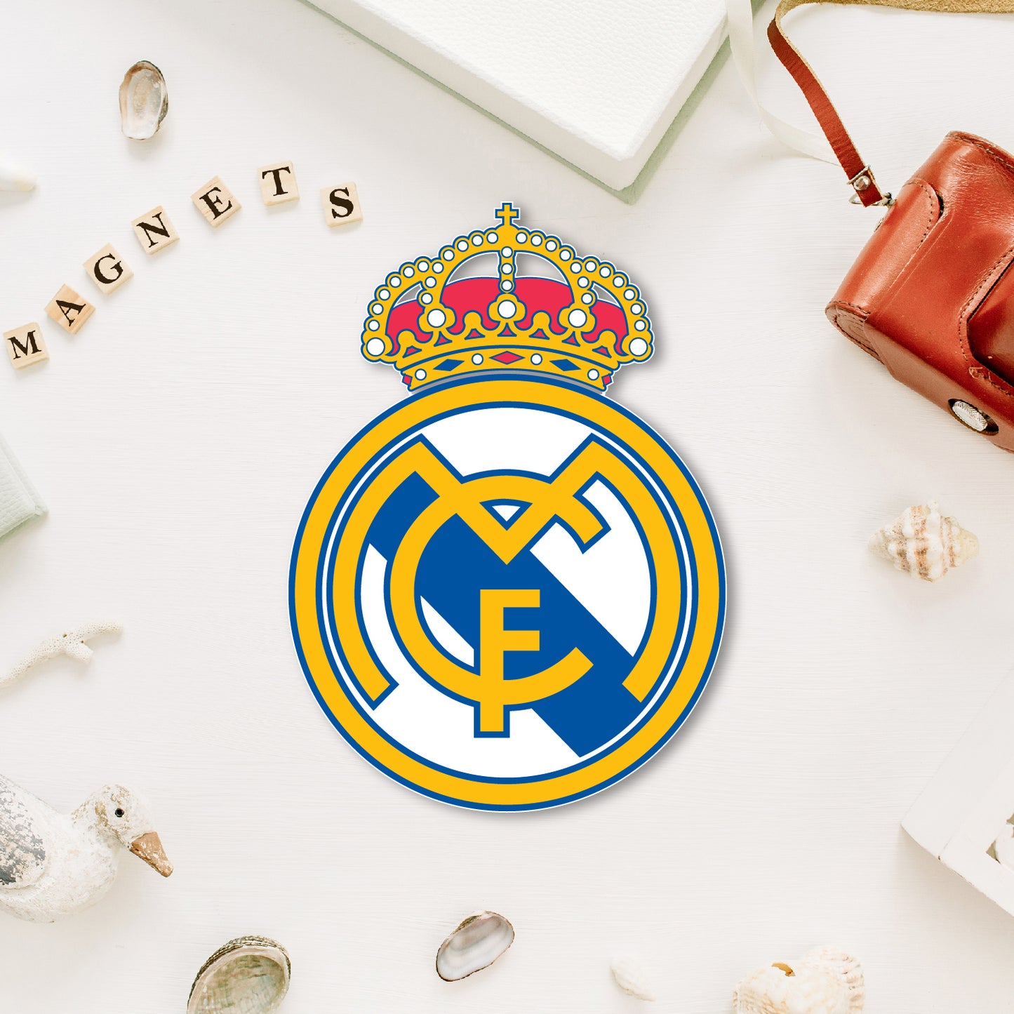 Real Madrid fridge magnet quirky decor