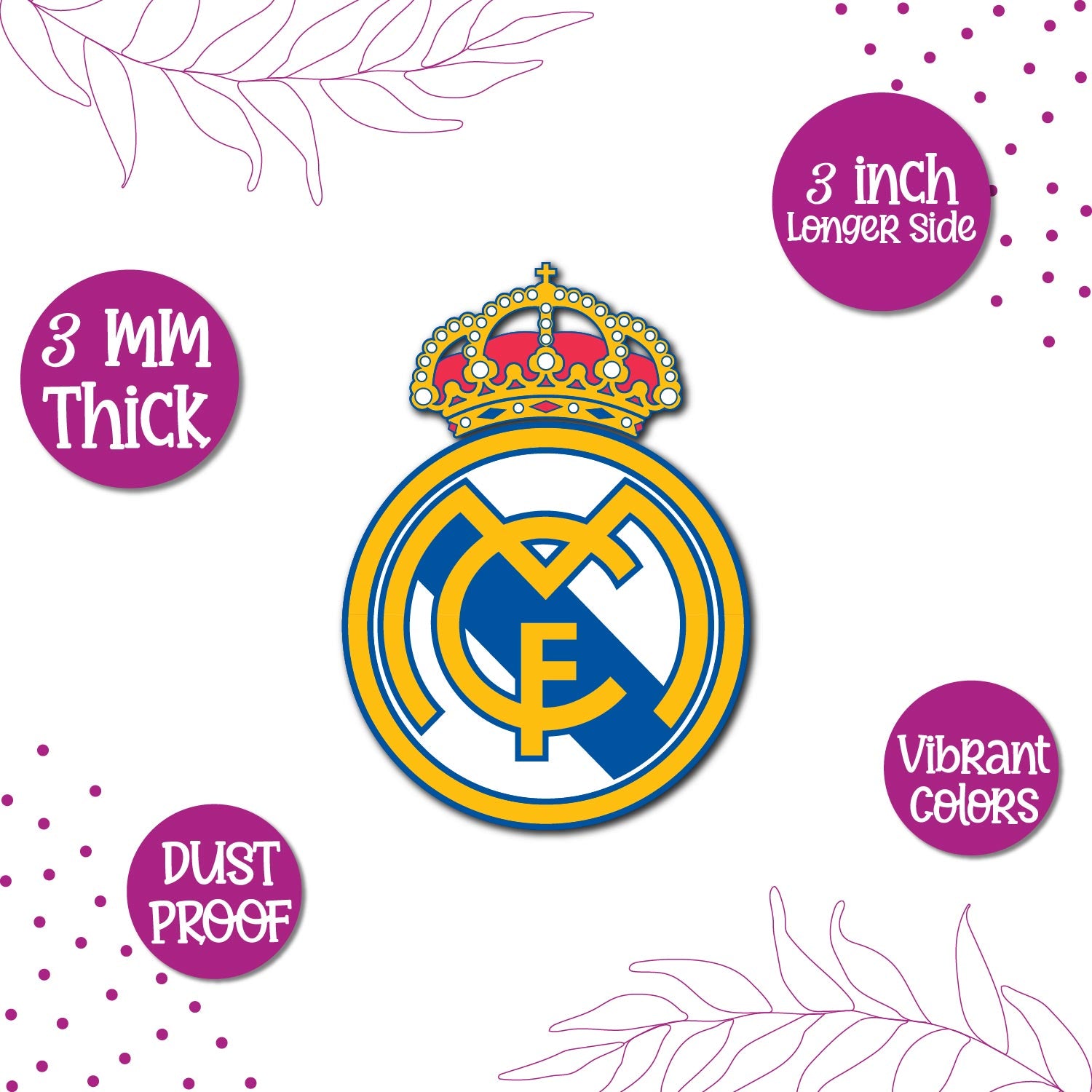 Quirky Real Madrid fans fridge magnet gift