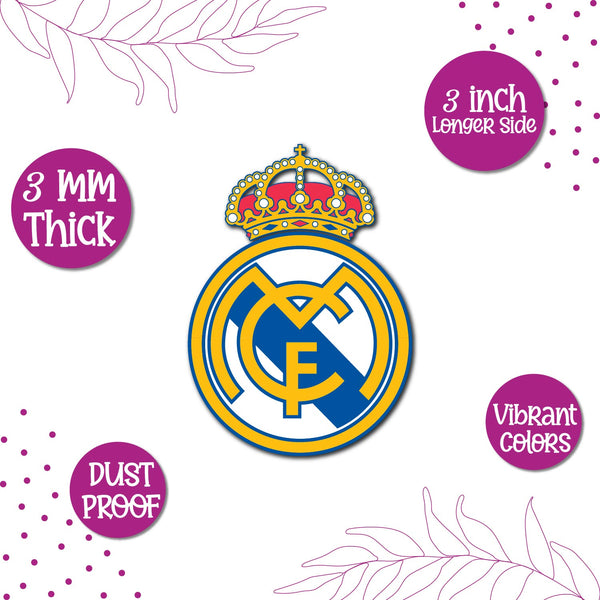 Real Madrid Wooden Fridge Magnet