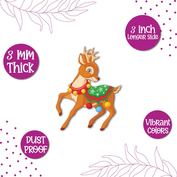 Reindeer fridge magnet – quirky and decorative kitchen accessory