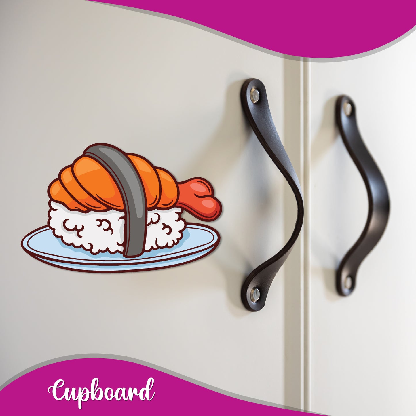 Food lovers quirky rice chicken magnet