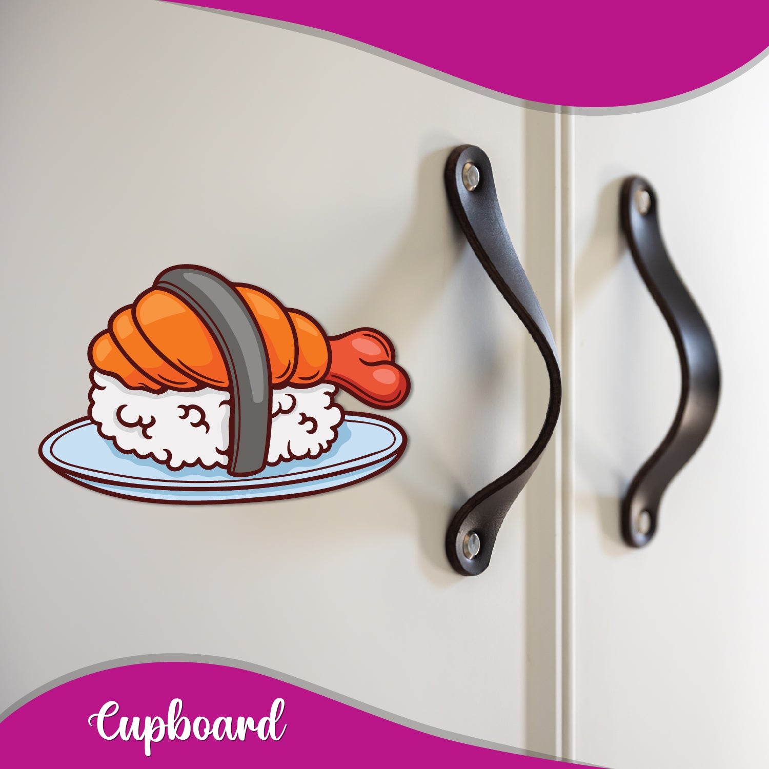 Food lovers quirky rice chicken magnet