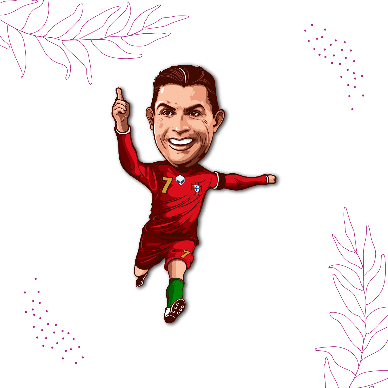 ronaldo-football-legend-souvenir-on-fridge
