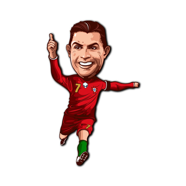 High-quality Ronaldo fridge magnet - souvenir gift