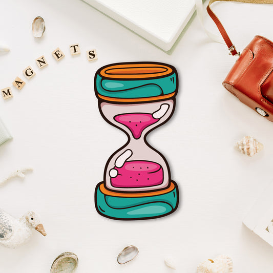Sand Timer fridge magnet quirky decor