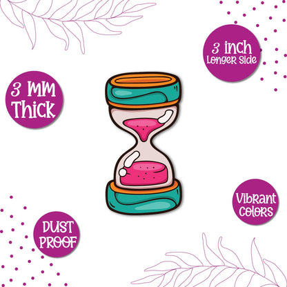 Sand Timer fridge magnet kitchen decor