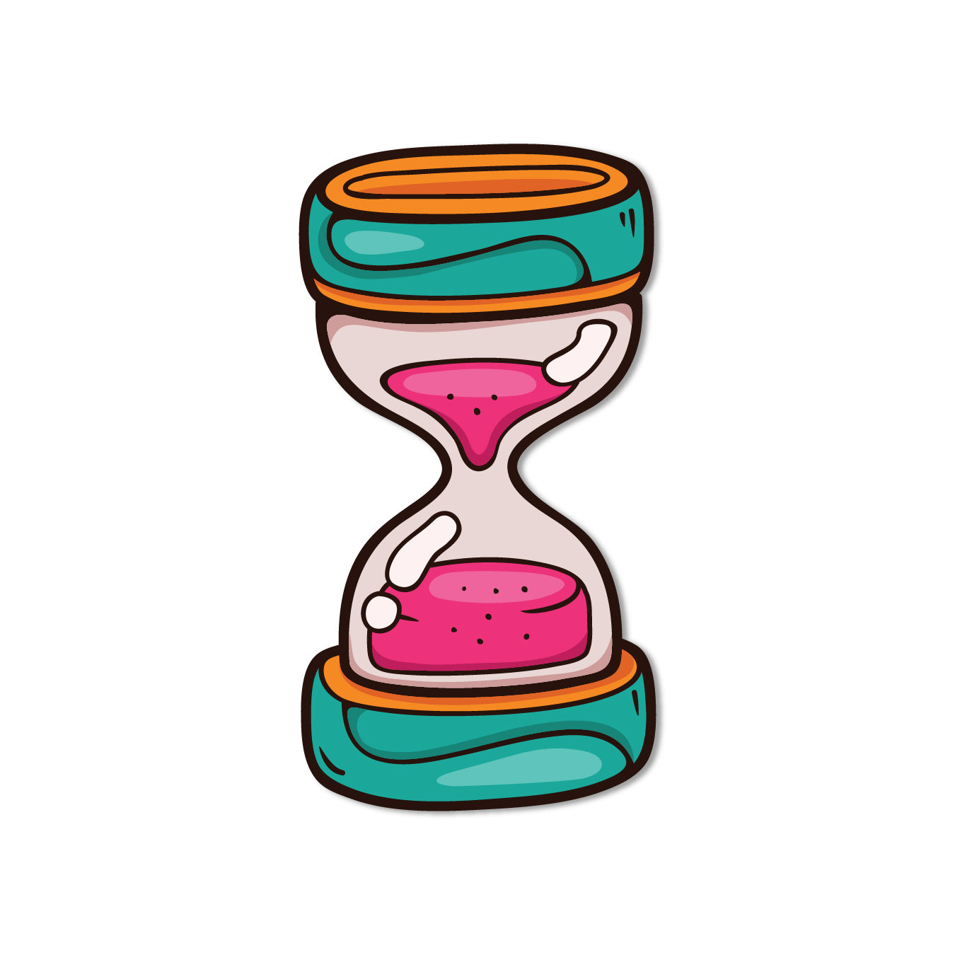 Sand Timer themed quirky fridge magnet India