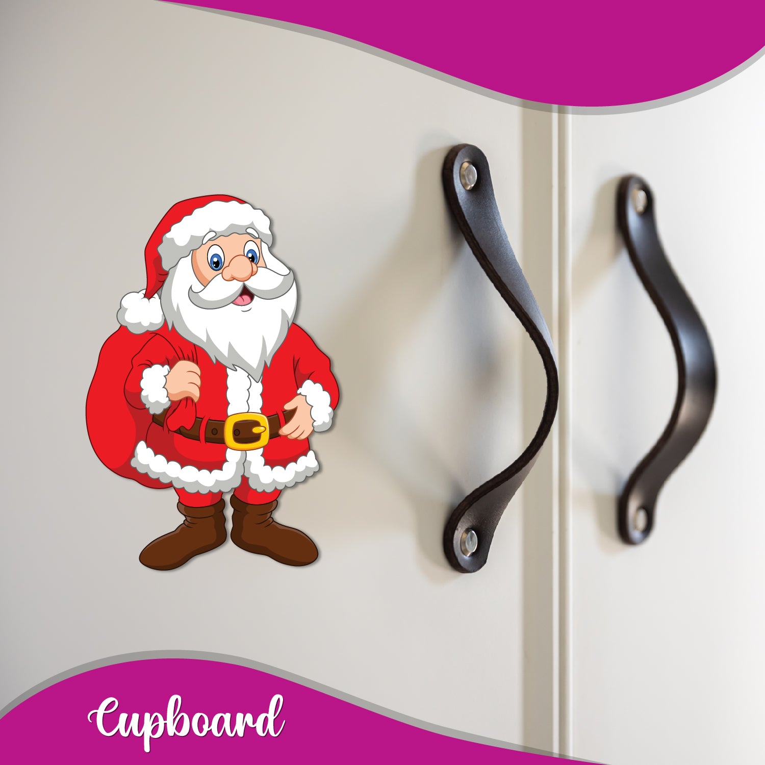 Unique santaclause fridge magnet magnet for seasonal home decoration