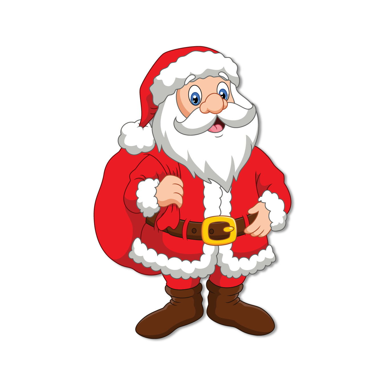 Locally made santaclause fridge magnet festive magnet for fridge decor