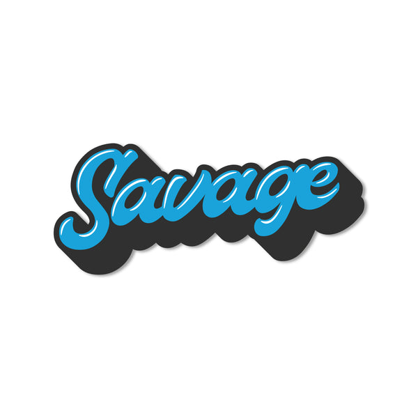Savage Wooden Fridge Magnet