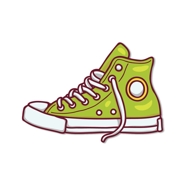 Shoe Wooden Fridge Magnet