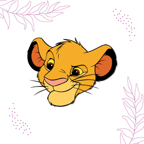 Simba Wooden Fridge Magnet