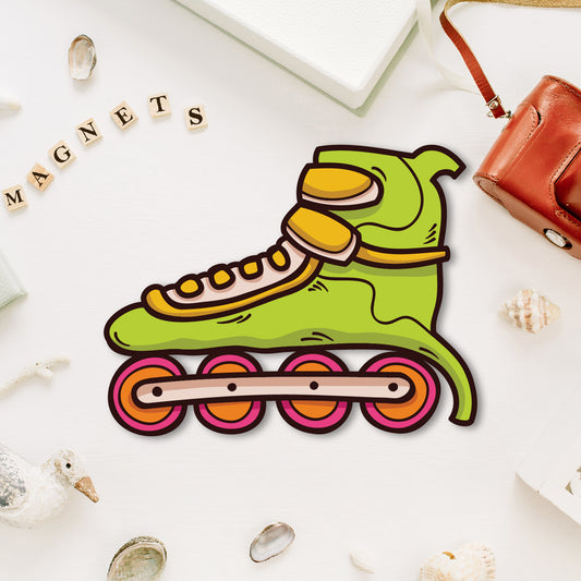 Skates fridge magnet quirky decor