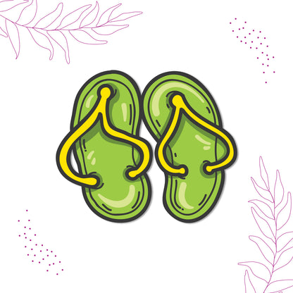 Slipper design fridge magnet India