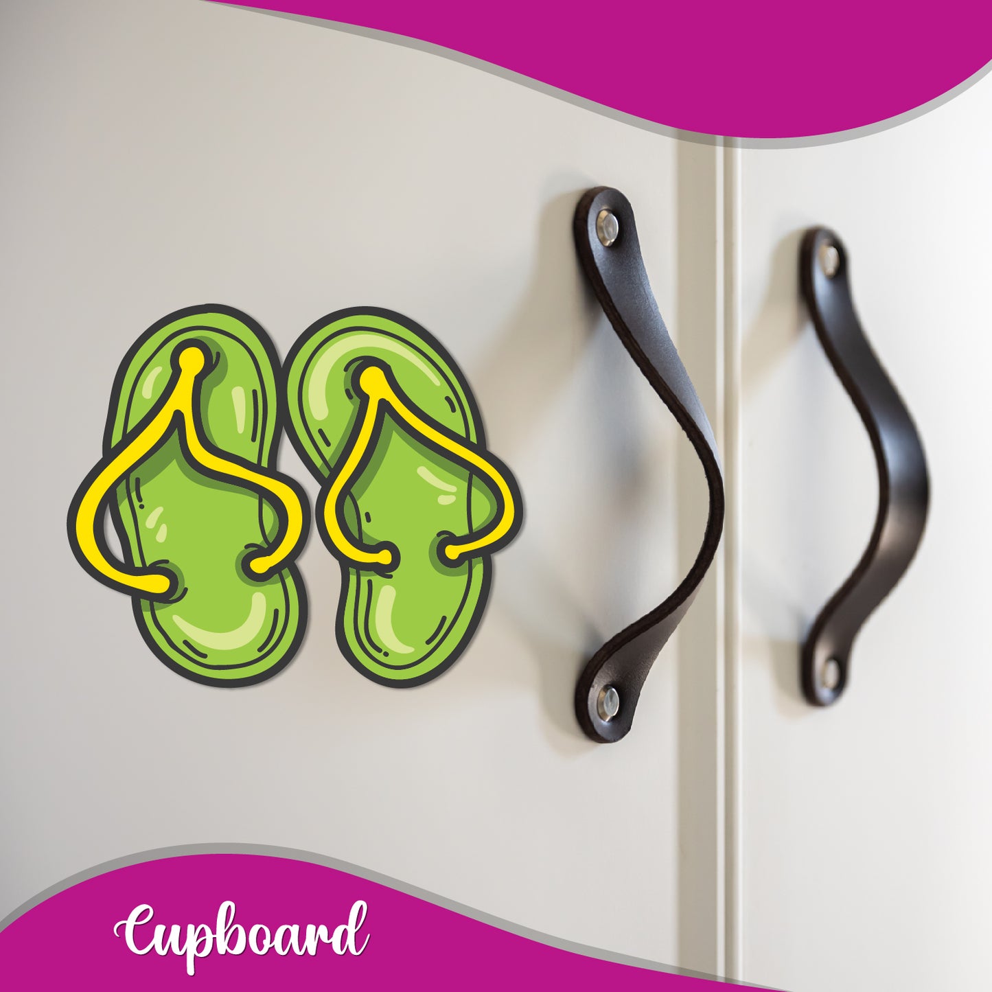 Slipper lovers quirky fridge magnet gift