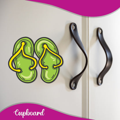 Slipper lovers quirky fridge magnet gift