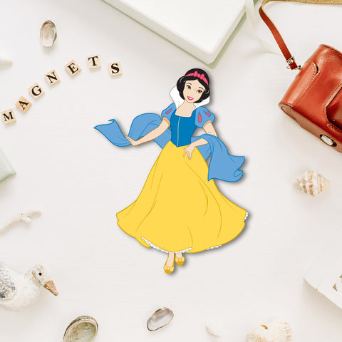 Snow White Wooden Fridge Magnet