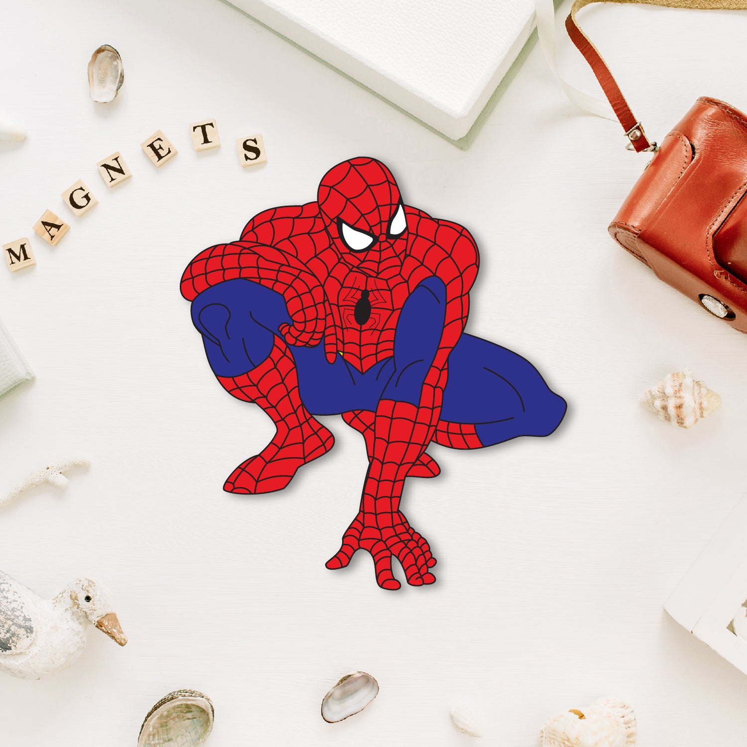 Spiderman fridge magnet 