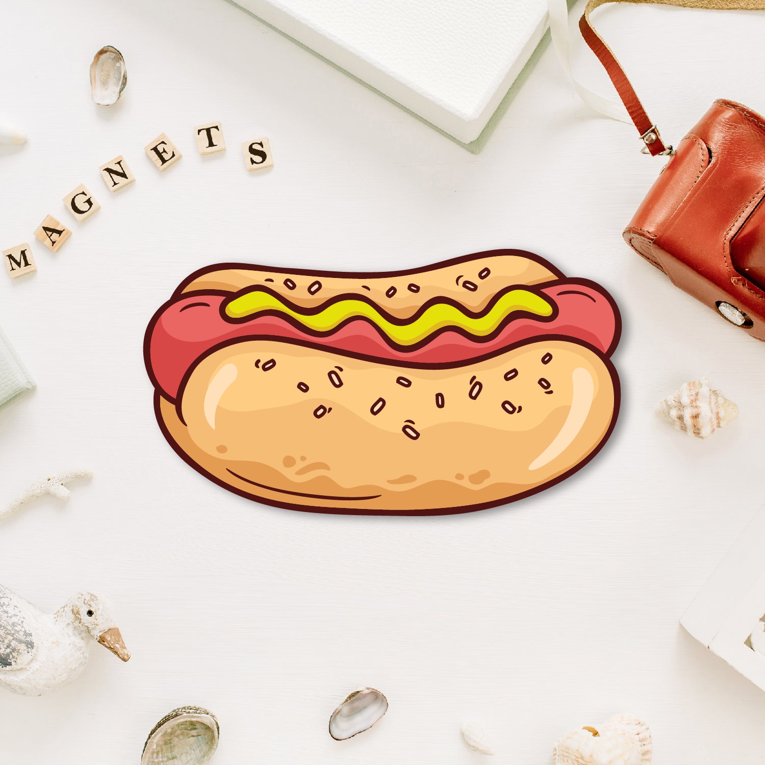 Subway Wooden Fridge Magnet