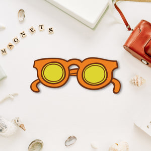 Sunglasses Wooden Fridge Magnet