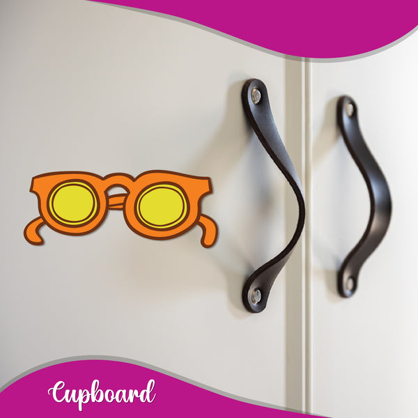Sunglasses Wooden Fridge Magnet