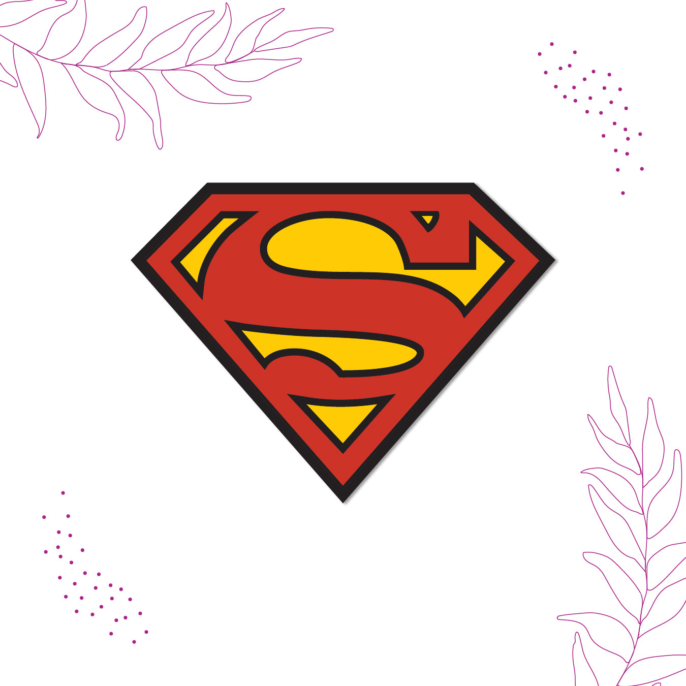 Superman Logo fridge magnet 