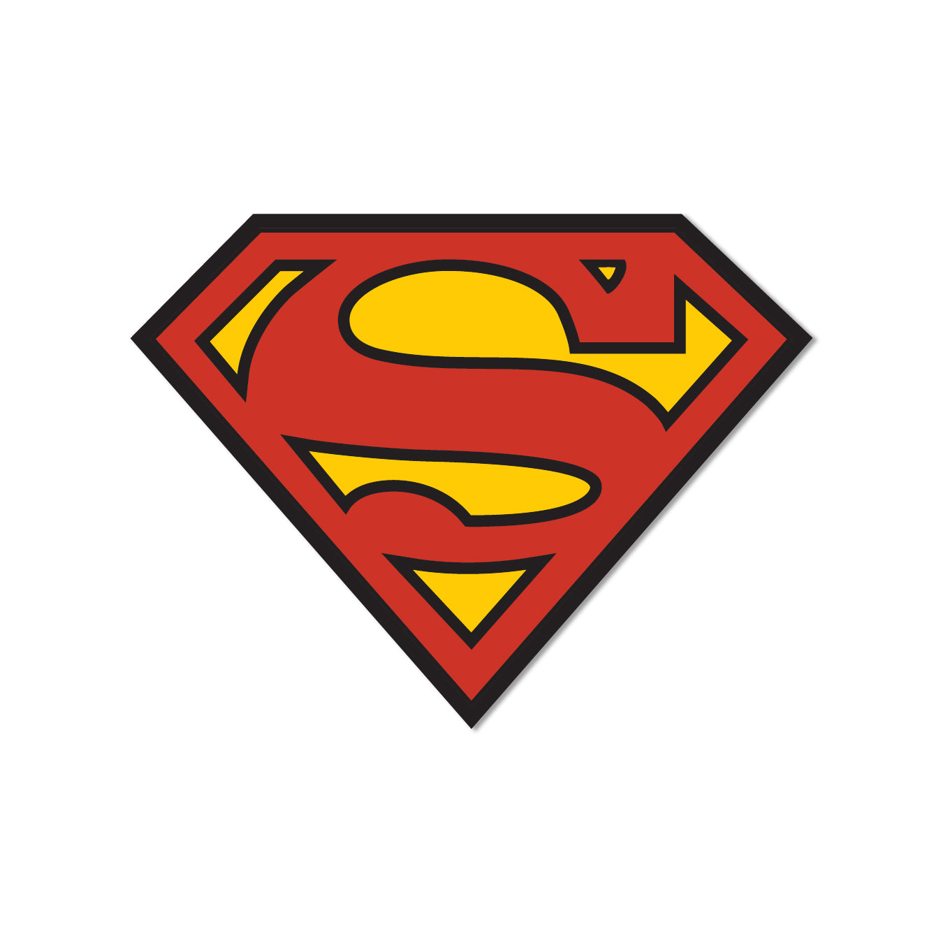 Superman Logo Fridge Magnet Packaging