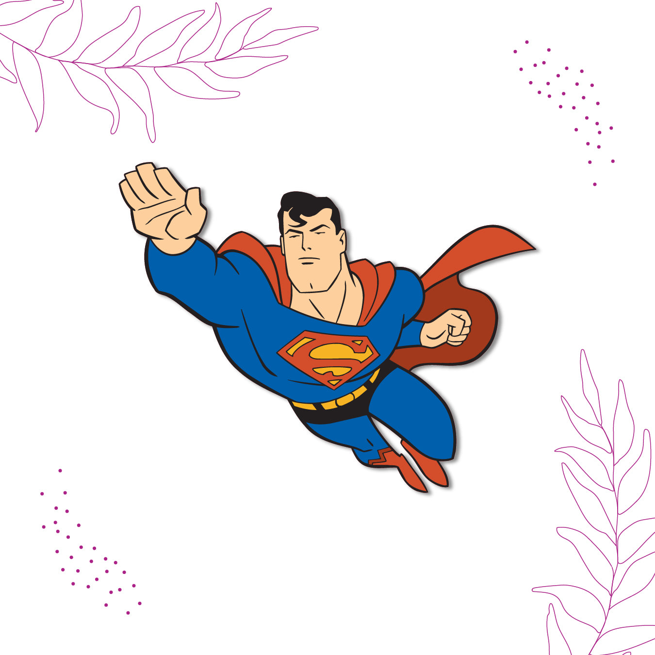 Superman fridge magnet 