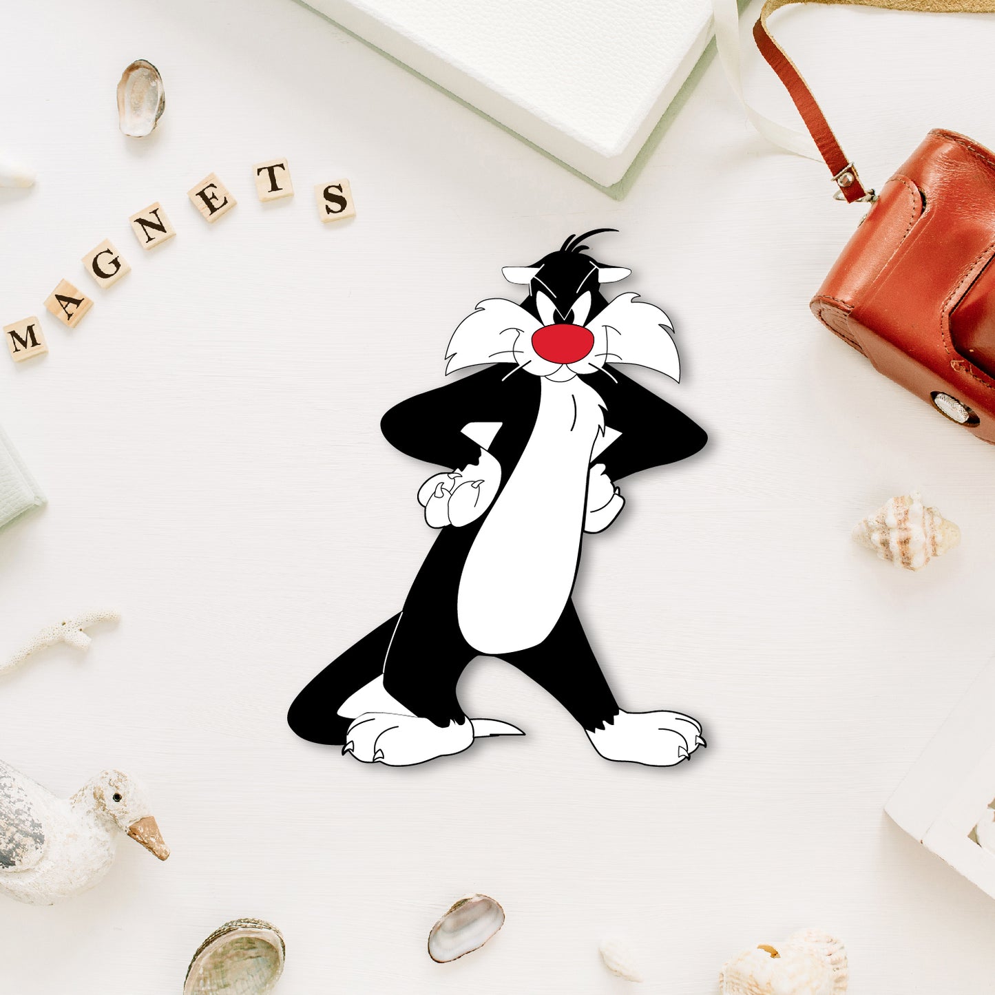 sylvester-the-cat-loony-tunes-fridge-magnet-front-view