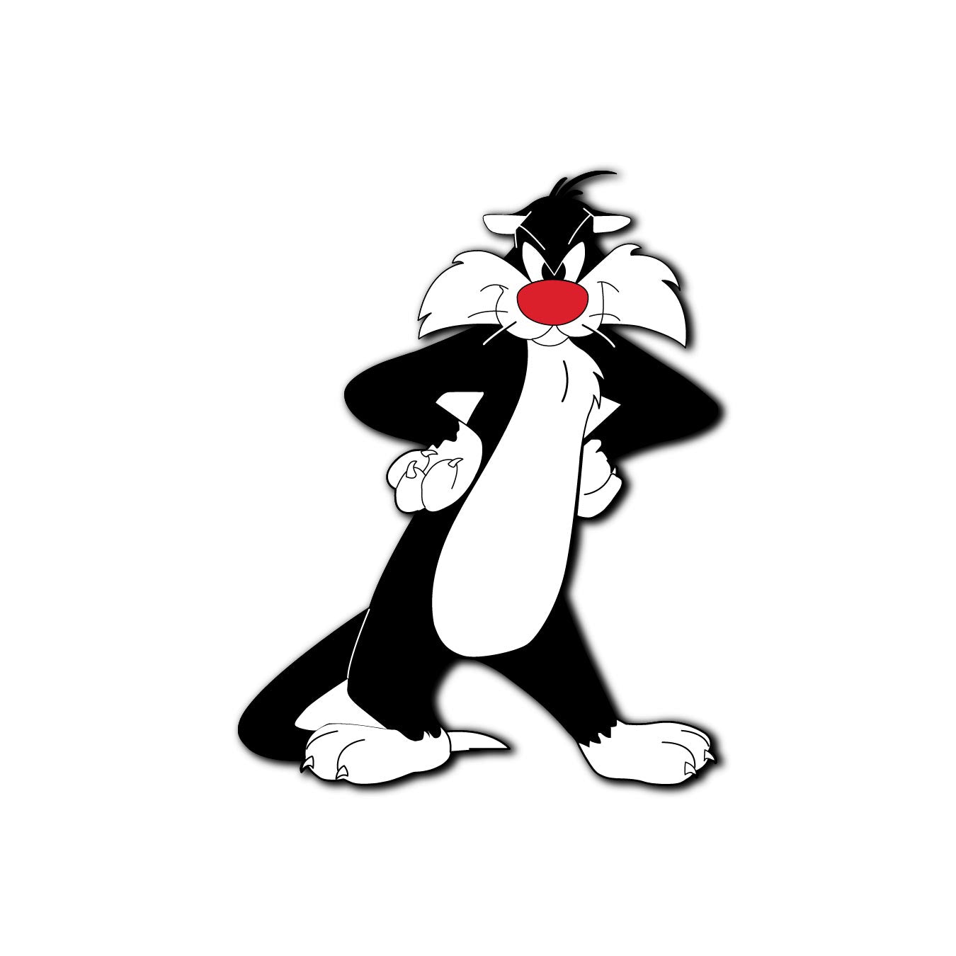 high-quality-sylvester-fridge-magnet-angle-view