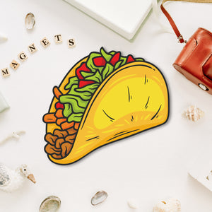 Tacos Wooden Fridge Magnet