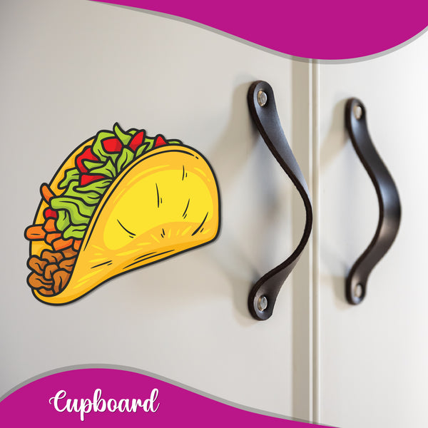Tacos Wooden Fridge Magnet