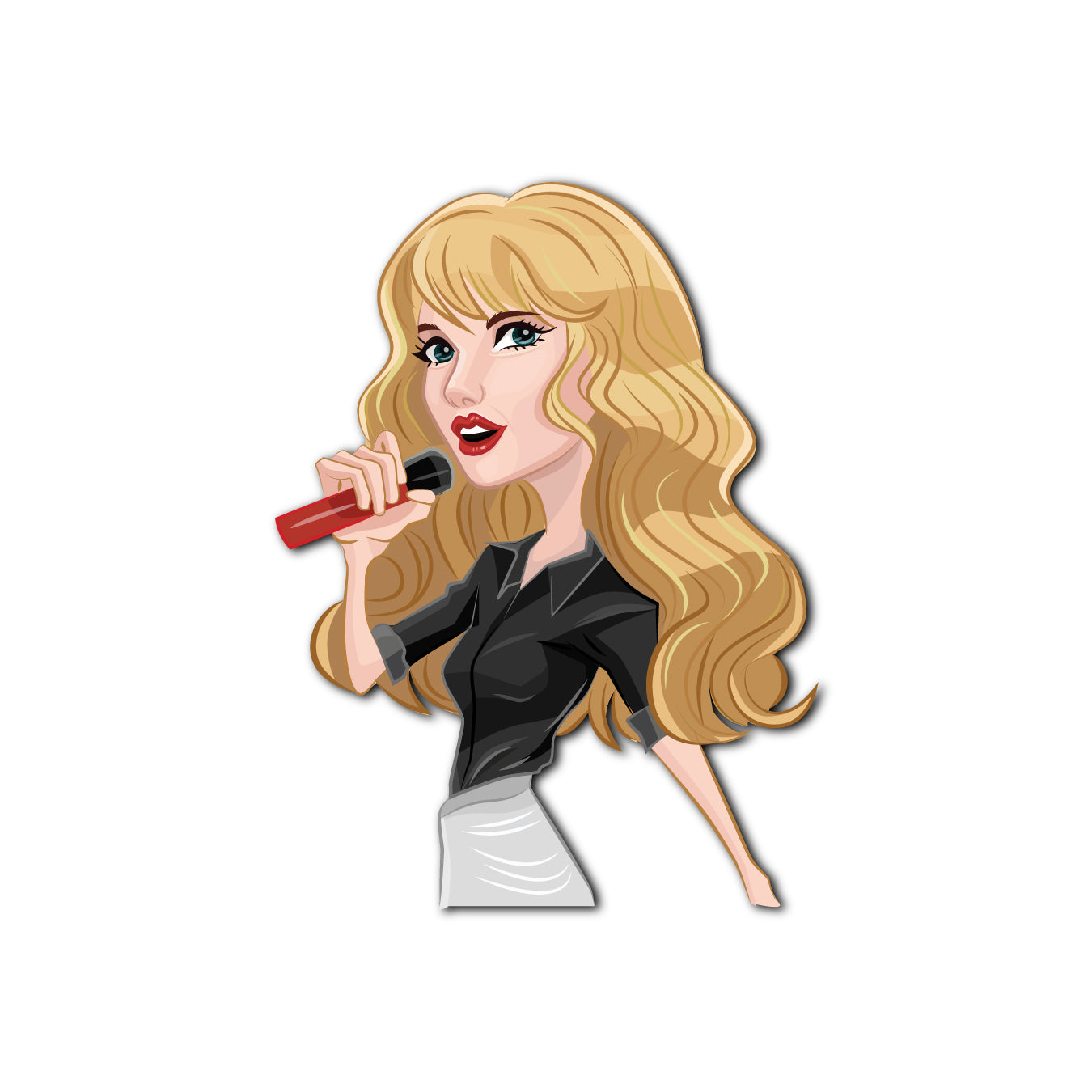 High-quality Taylor Swift fridge magnet - souvenir gift