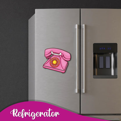 quirky Telephone collectible fridge magnet