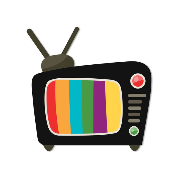 Television Wooden Fridge Magnet