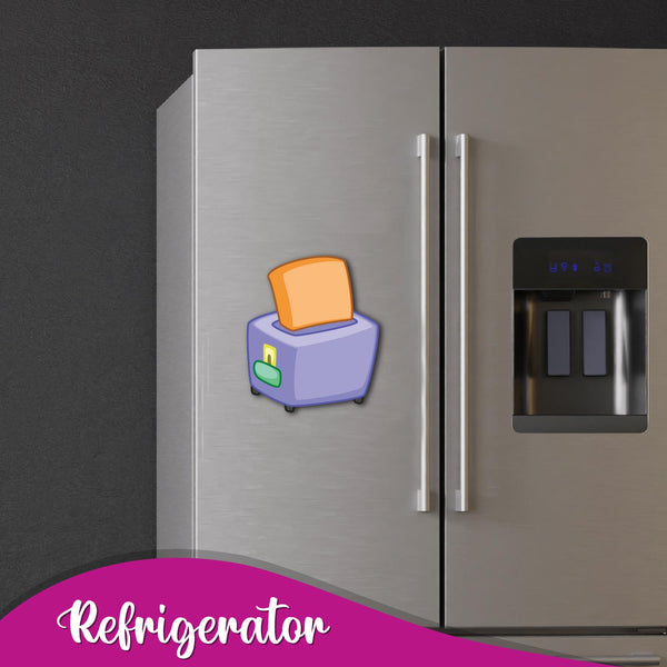 Toaster Wooden Fridge Magnet