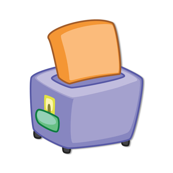 Toaster Wooden Fridge Magnet