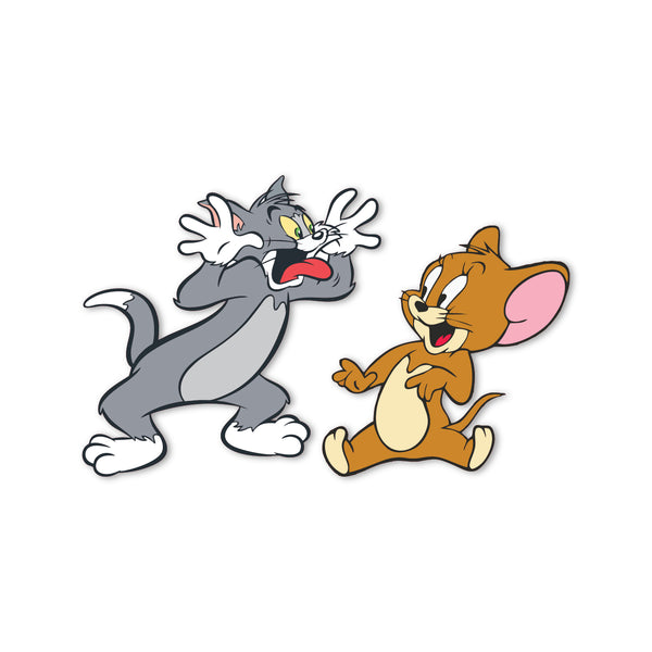 Tom & Jerry Wooden Fridge Magnet