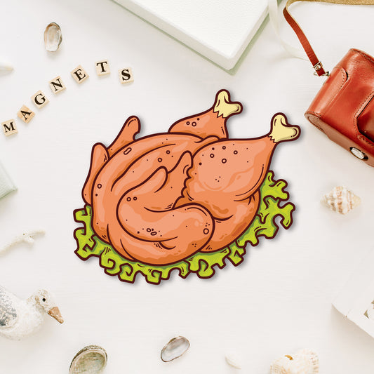 Turkey fridge magnet quirky food decor