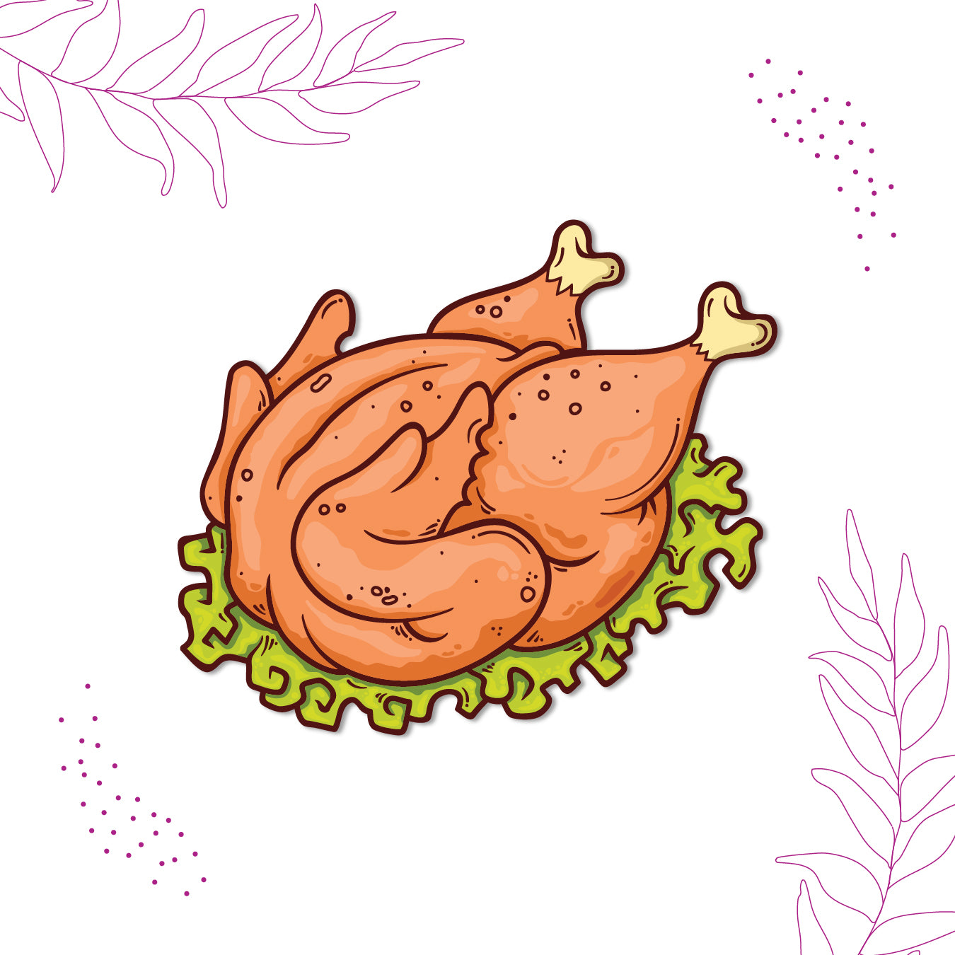 Turkey design quirky fridge magnet India
