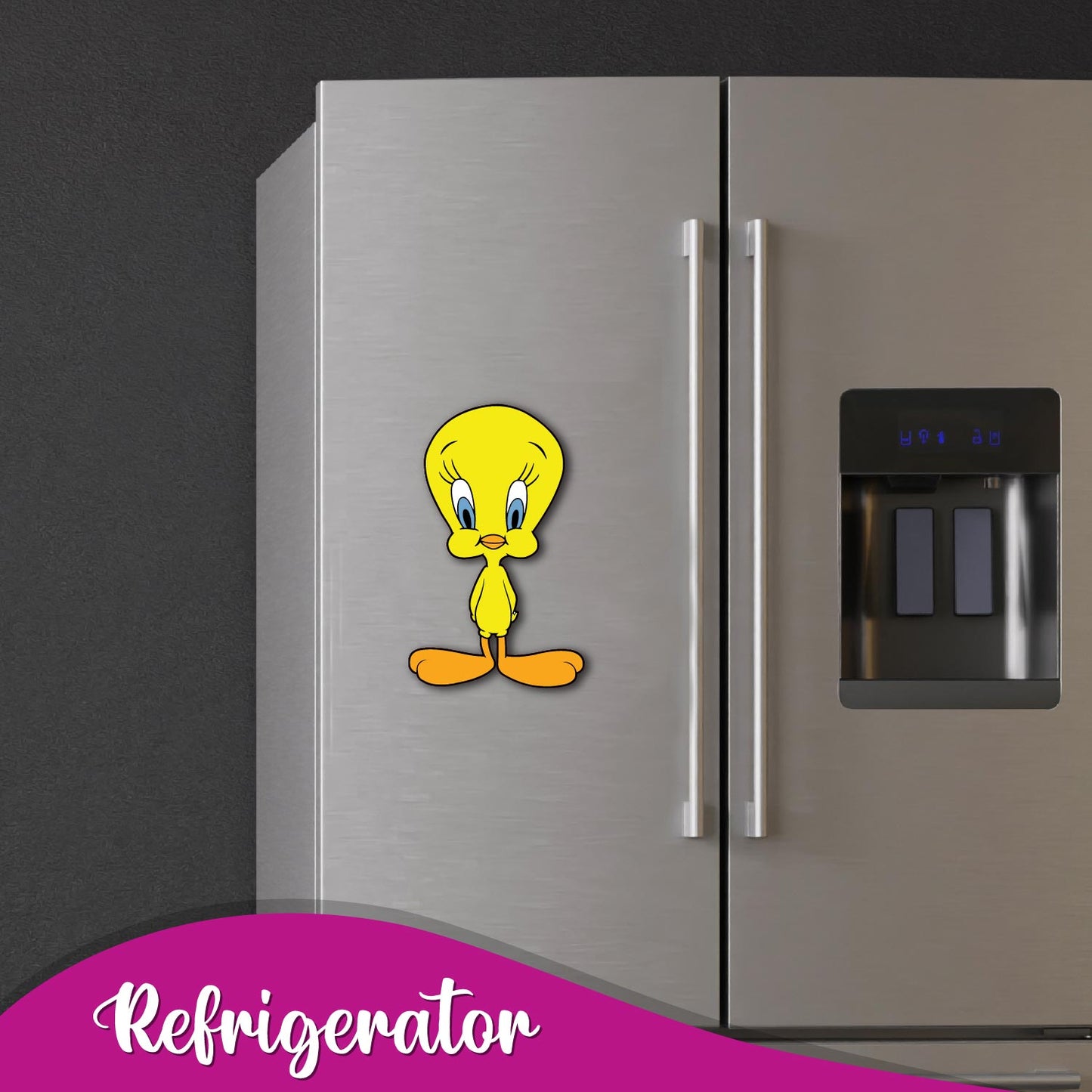 tweety-bird-fan-souvenir-magnet-close-up