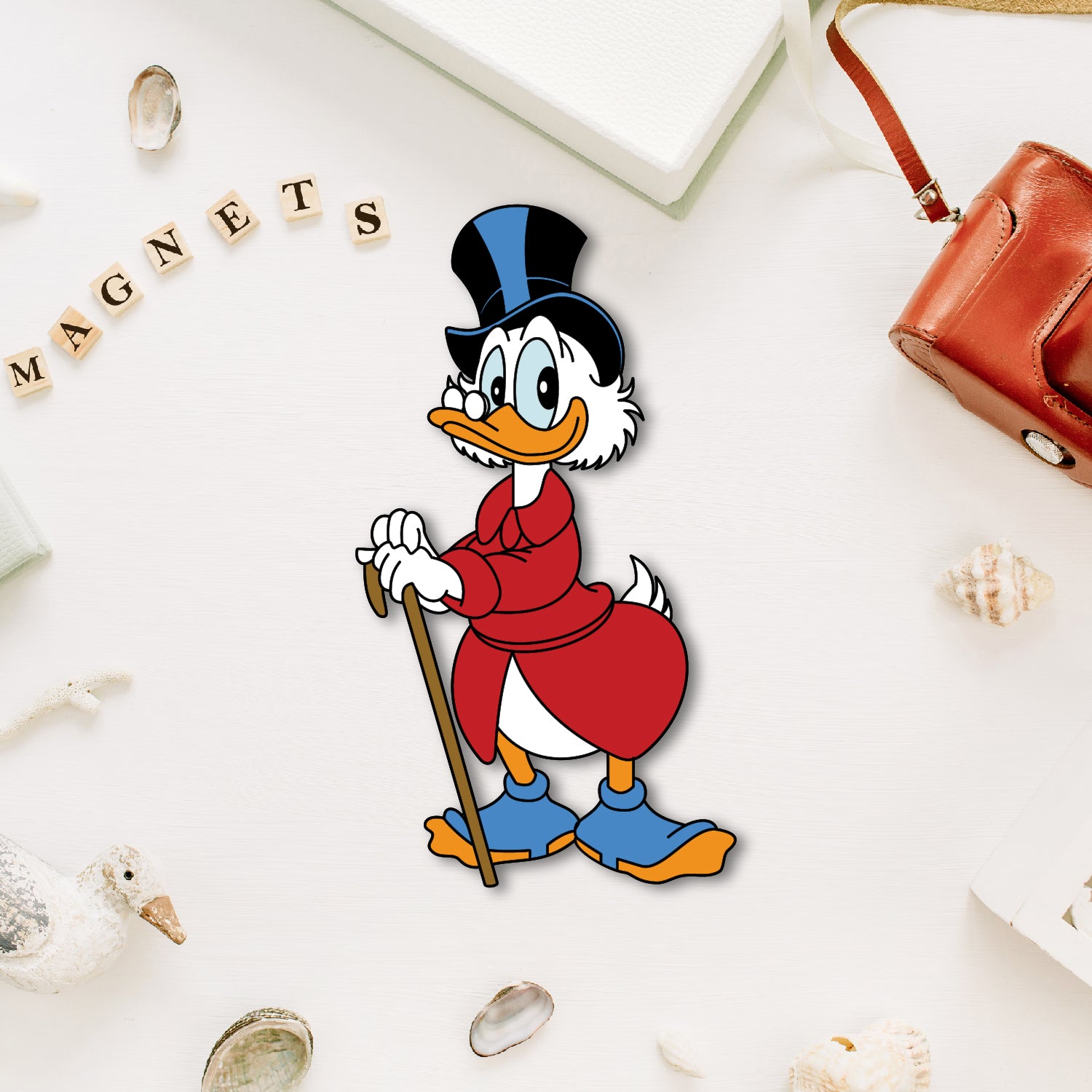 uncle-scrooge-disney-character-fridge-magnet-front-view