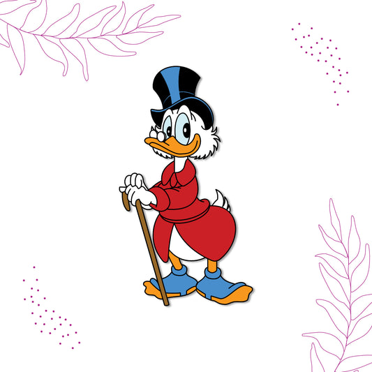 uncle-scrooge-cartoon-magnet-on-refrigerator