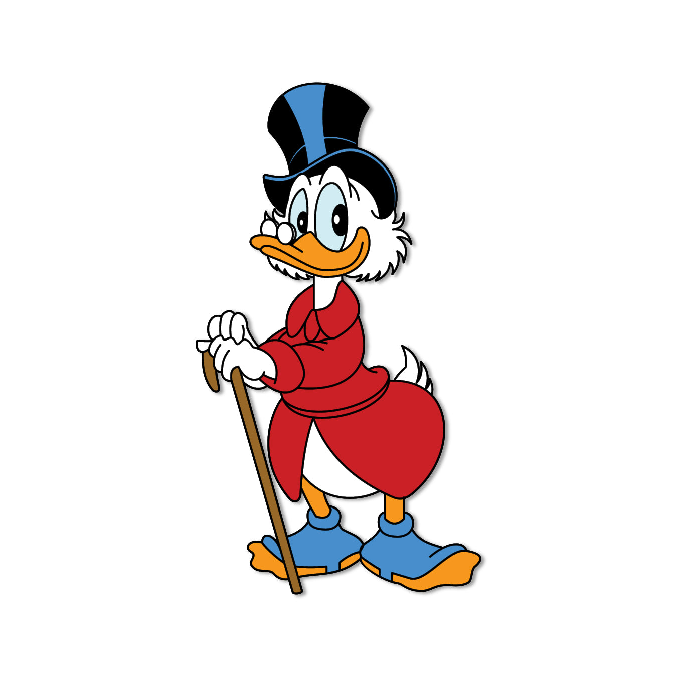 high-quality-uncle-scrooge-fridge-magnet-angle-view