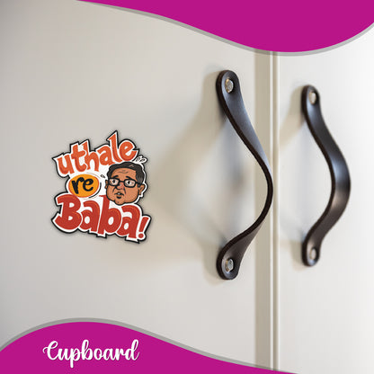 Quirky Indian-themed magnet for kitchen decor.