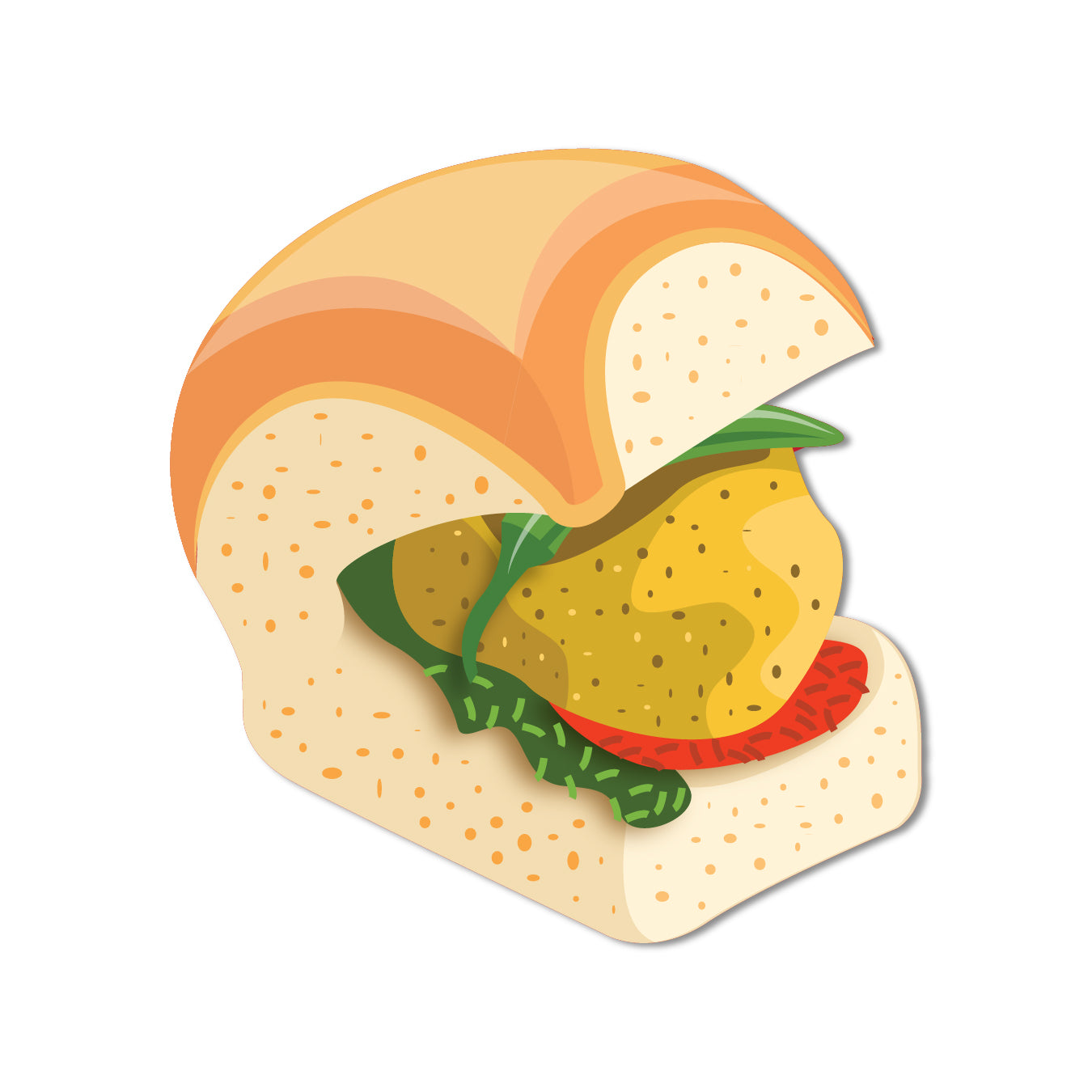 Vada pav lovers fridge magnet collectible