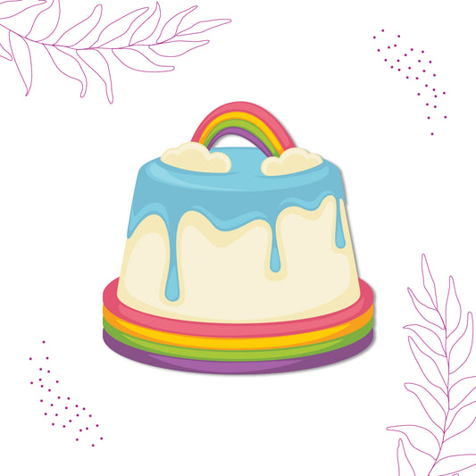 Cute vanilla cake fridge magnet India