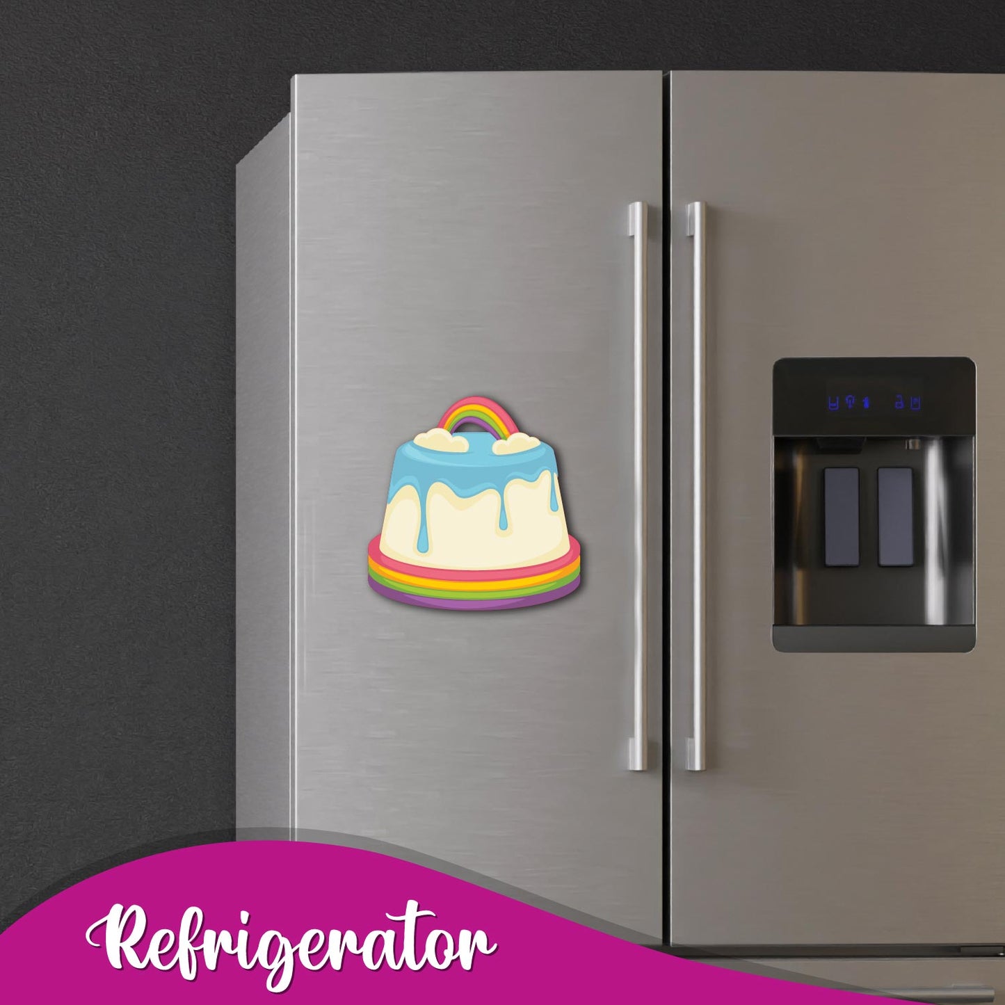 Cake lovers quirky fridge magnet gift