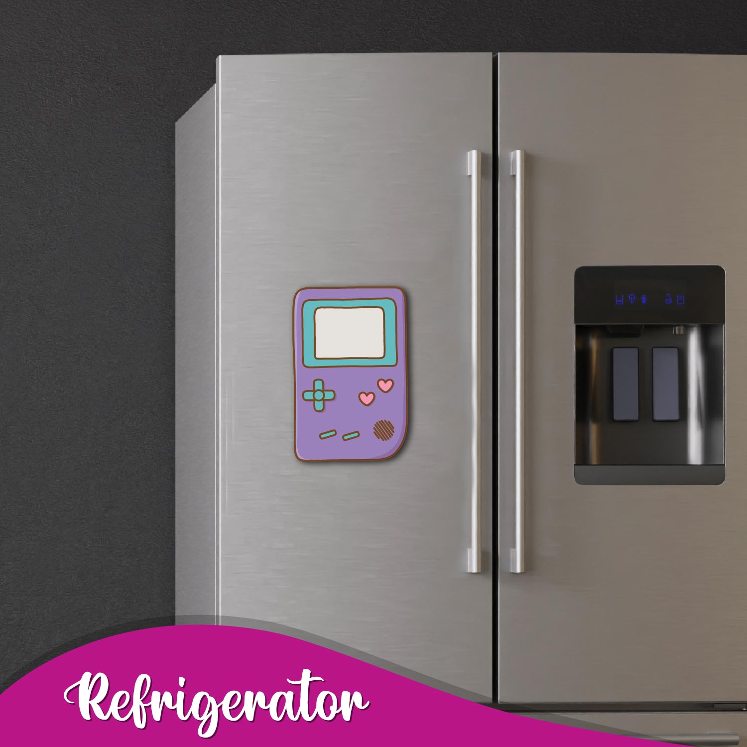 quirky Video Game collectible fridge magnet